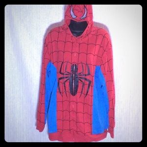 Spider-Man Zip Up with Hood Mask